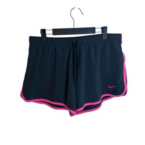 Nike Gray and Pink Heritage Active Shorts
